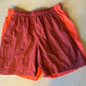 Nike Dri-FIT Red Athletic Shorts